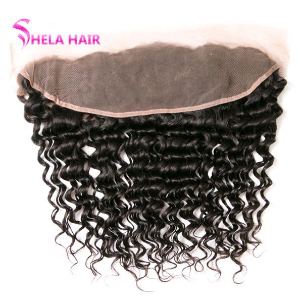 Lace Closure/Frontal Deep Wave Normal/HD lace Shela hair
