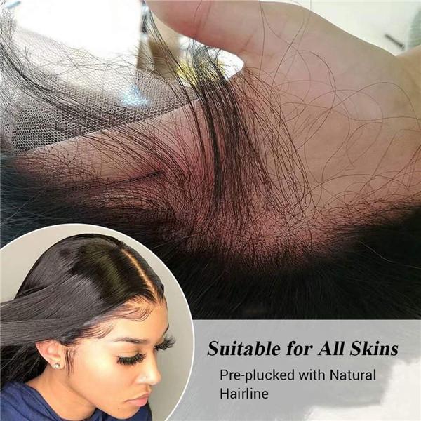 HD Invisible Lace Closure / Frontal Wig Deep Curl Shela Hair