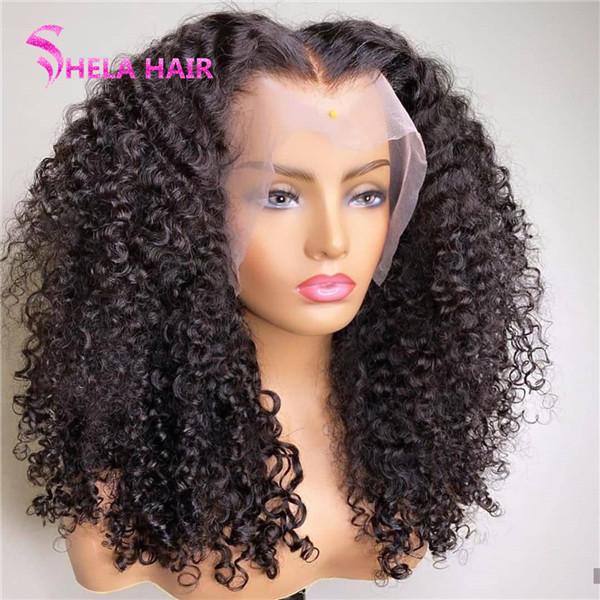 Roman Curly Lace Frontal Wig High Density Human Hair Wigs