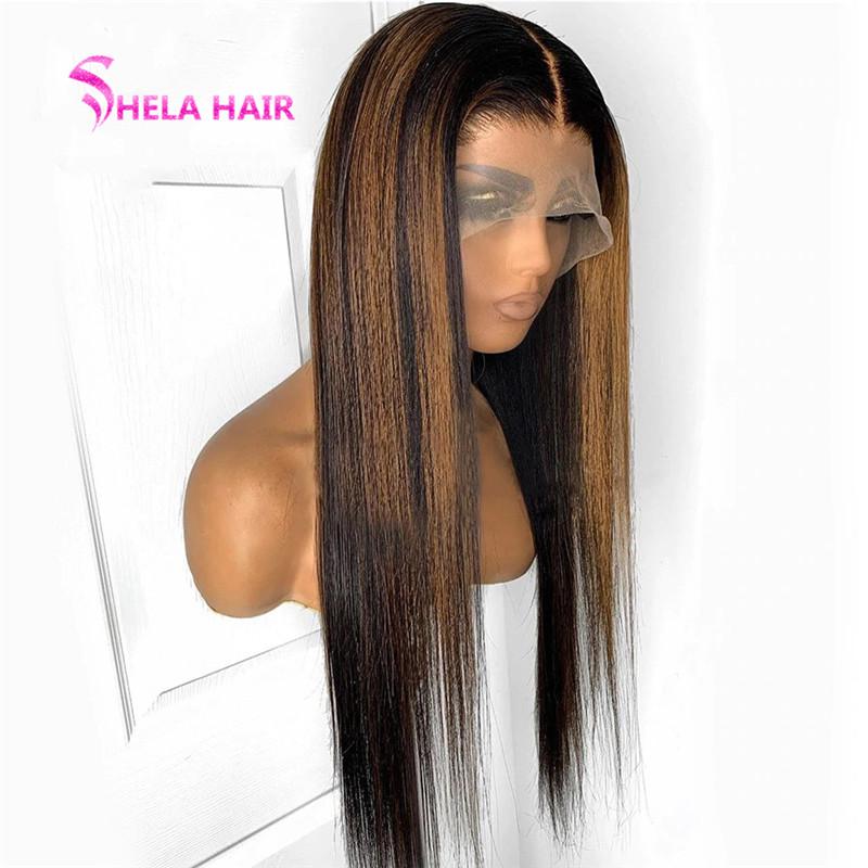 Highlight Glueless 4x13 Lace Frontal Wig Straight 201