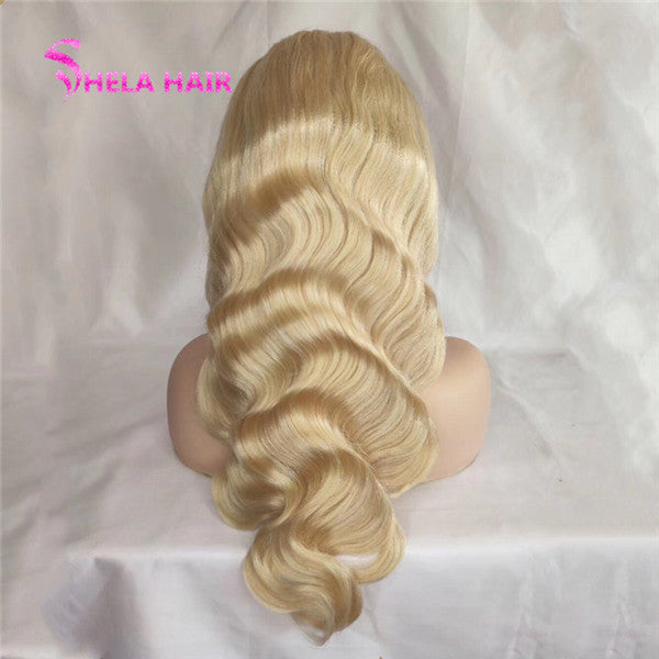 #613 Blonde 4x4 Lace Closure Wig Body Wave Shela Hair