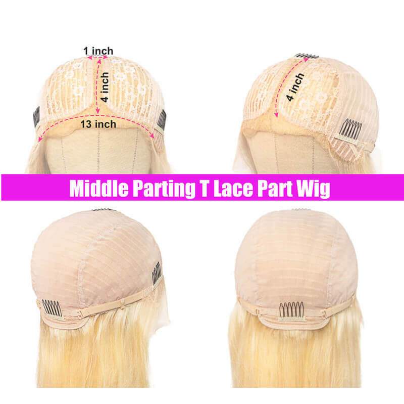 Yellow Transparent Lace Wig colorful human hair wigs