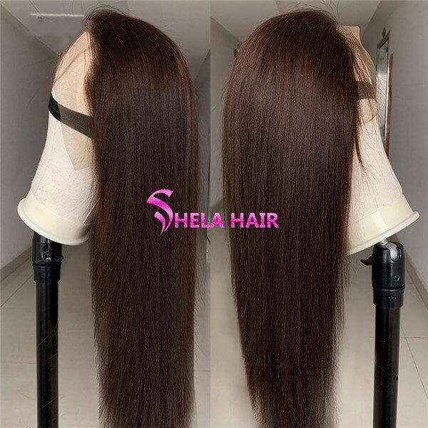 #2 Dark Brown Lace Front Wig Straight/Body Wave/Deep Wave