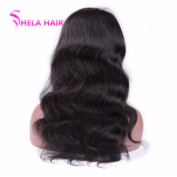 Glueless Full Lace Wig Body Wave 150%-220% Density Classic Wavy