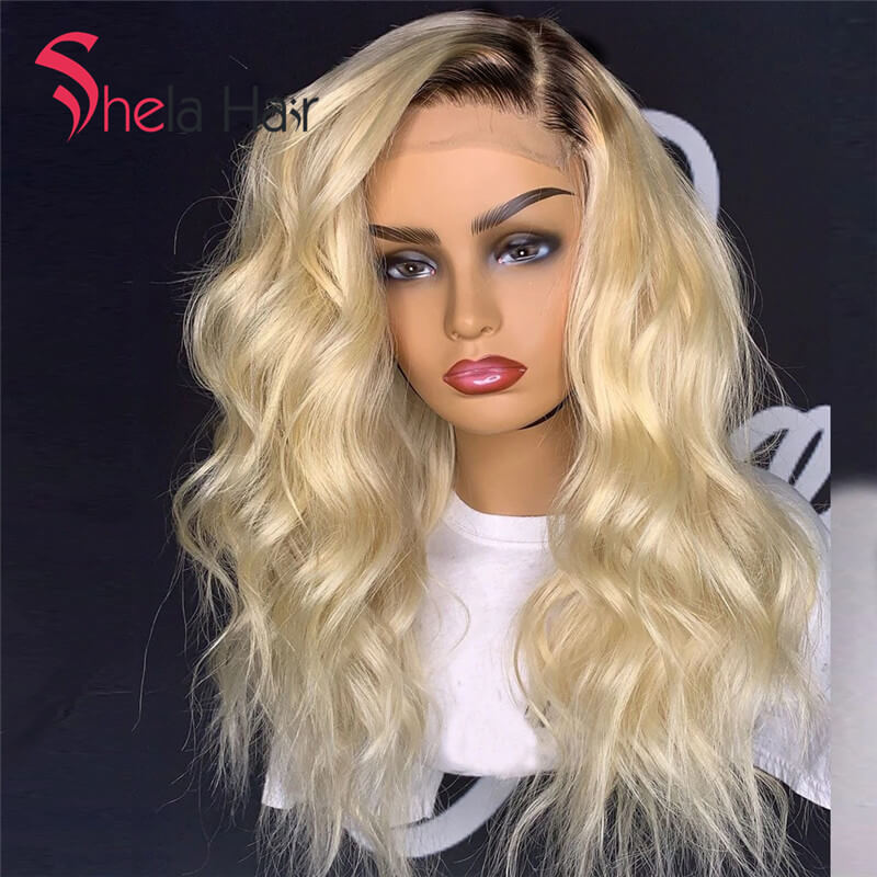 High Density 1b/613 Full Lace Wig 180% 200% Loose Wave Shela Hair