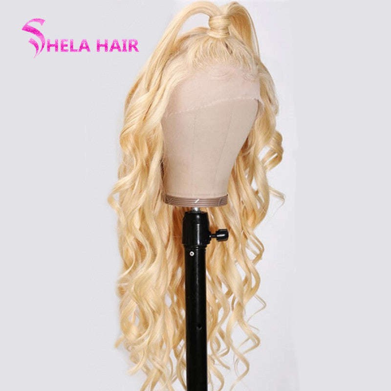 #613 Blonde Transparent Full 360 Lace Wig, Can do bun, ponytail Dream Weave
