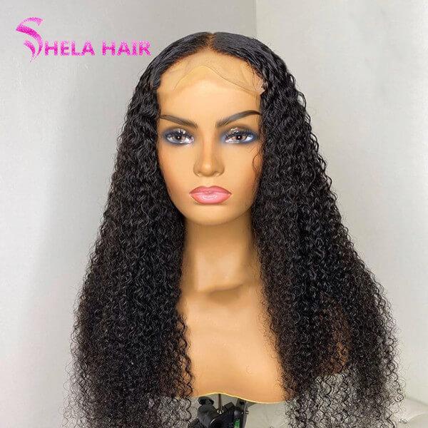 Curly HD Invisible Lace Closure / Frontal Wig