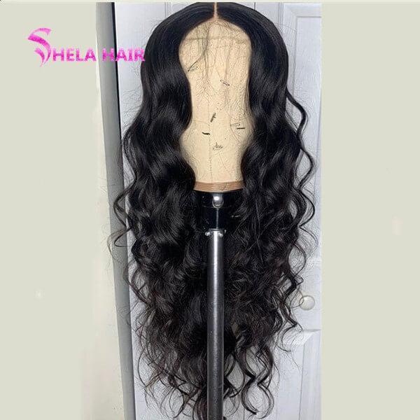 Glueless Preplucked Lace Closure/ Front Wig Loose Curly