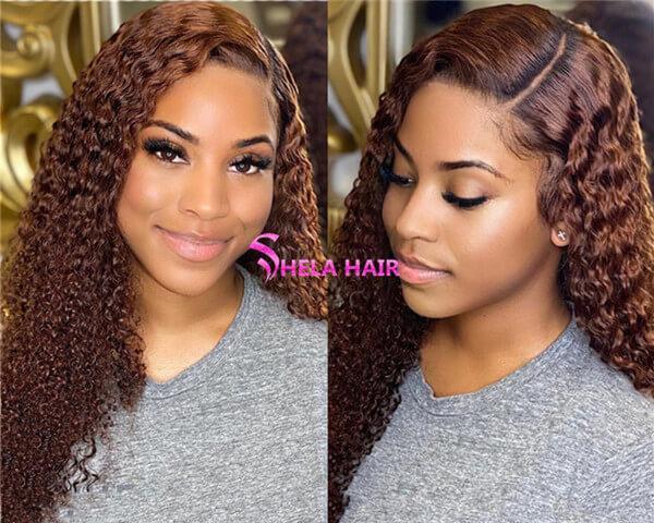 #4 Light Brown Color Lace Wig Straight/Body Wave/Deep Wave