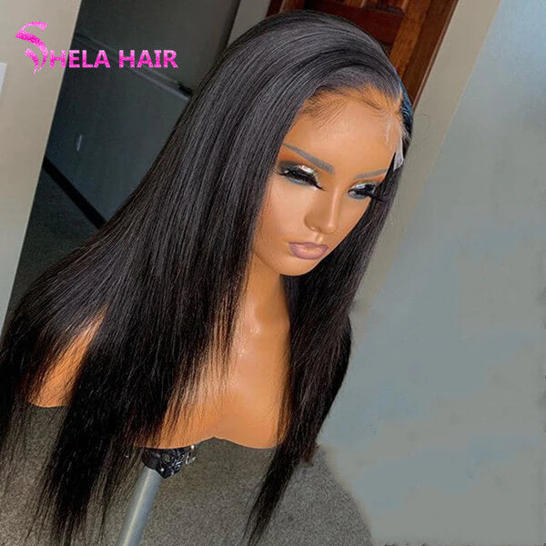 HD Invisible Lace Closure / Frontal Wig Straight Shela Hair