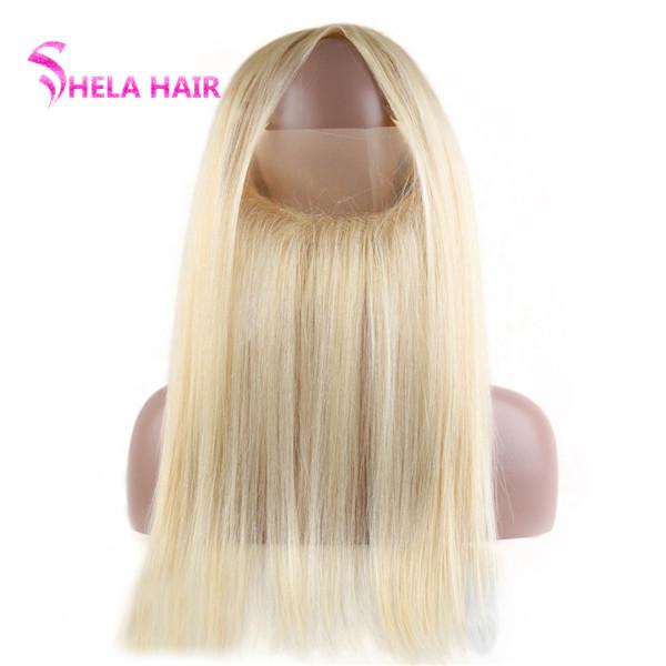 HD Lace Closure/Frontal #613 Blonde Color Straight