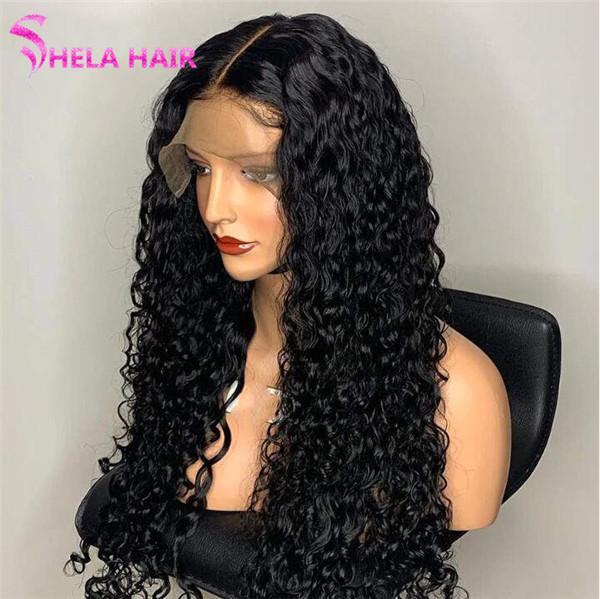Wet and Wavy Glueless Lace Closure/ Front Wig