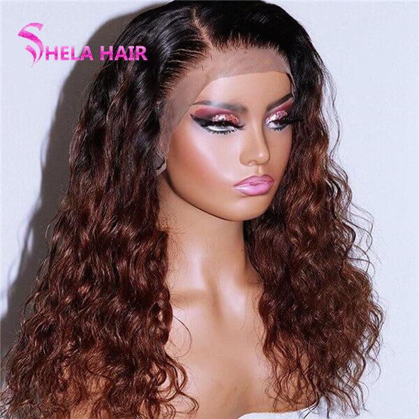 Highlight Natural Wave High Density 4x4 Closure Wig / Lace Frontal Wig