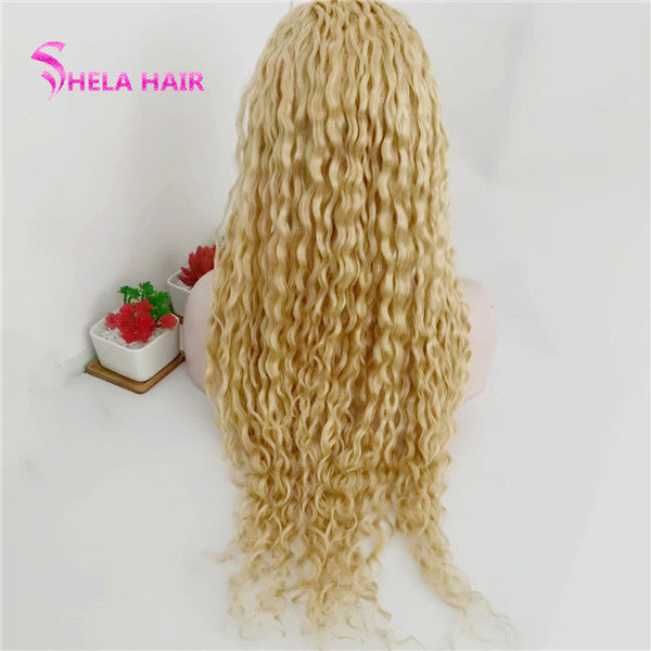 #613 Blonde 4x4 Lace Closure Wig Curly